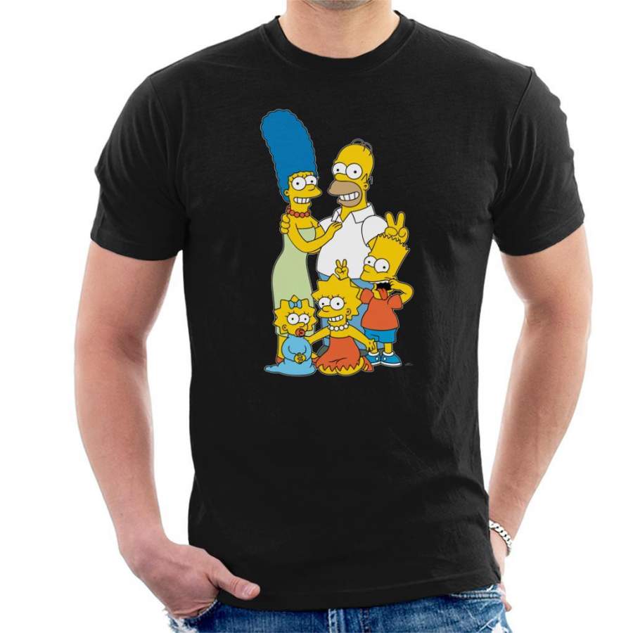 The Simpsons Silly Photo Men’s T-Shirt
