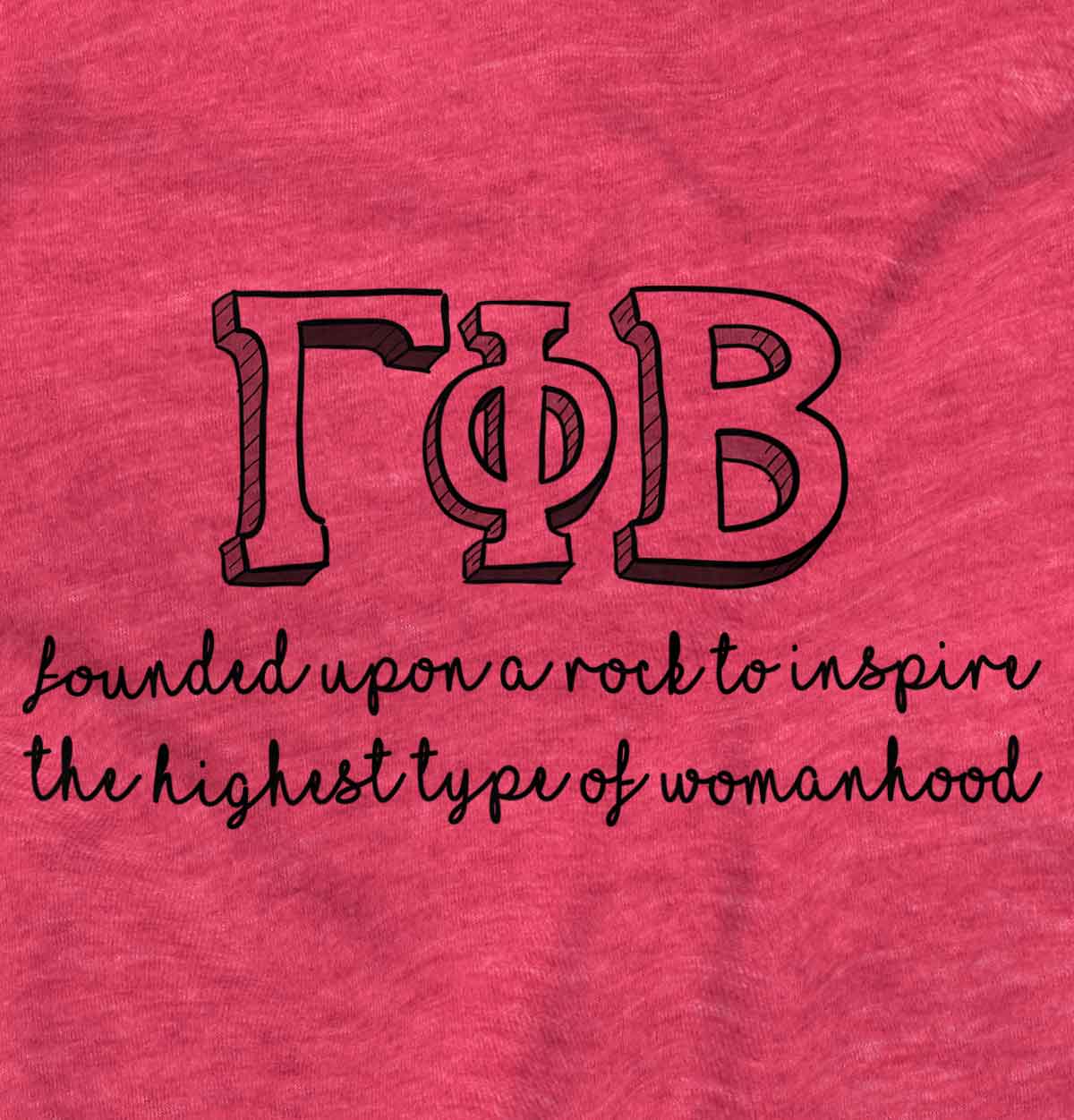 Motto Of A Gamma Racerback Tank