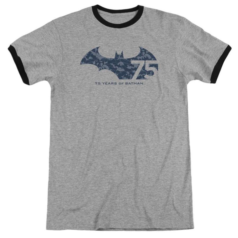 Batman 75 Year Collage Men’s Ringer T-Shirt