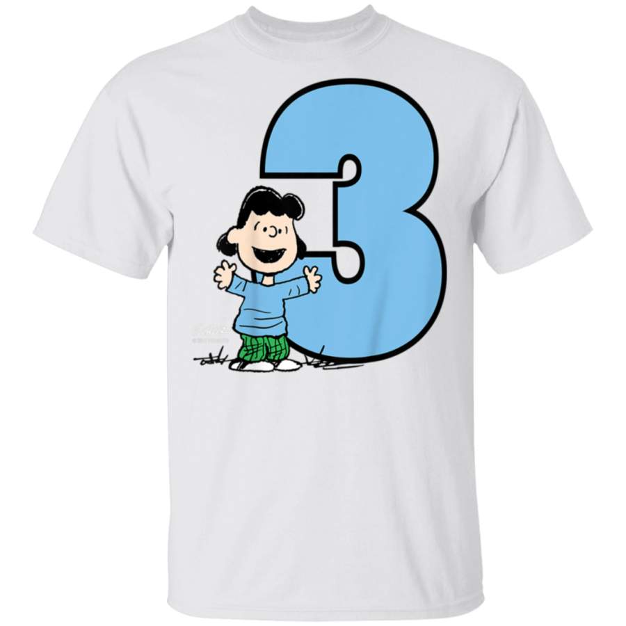 Kids Peanuts Lucy Blue 3 T-Shirt