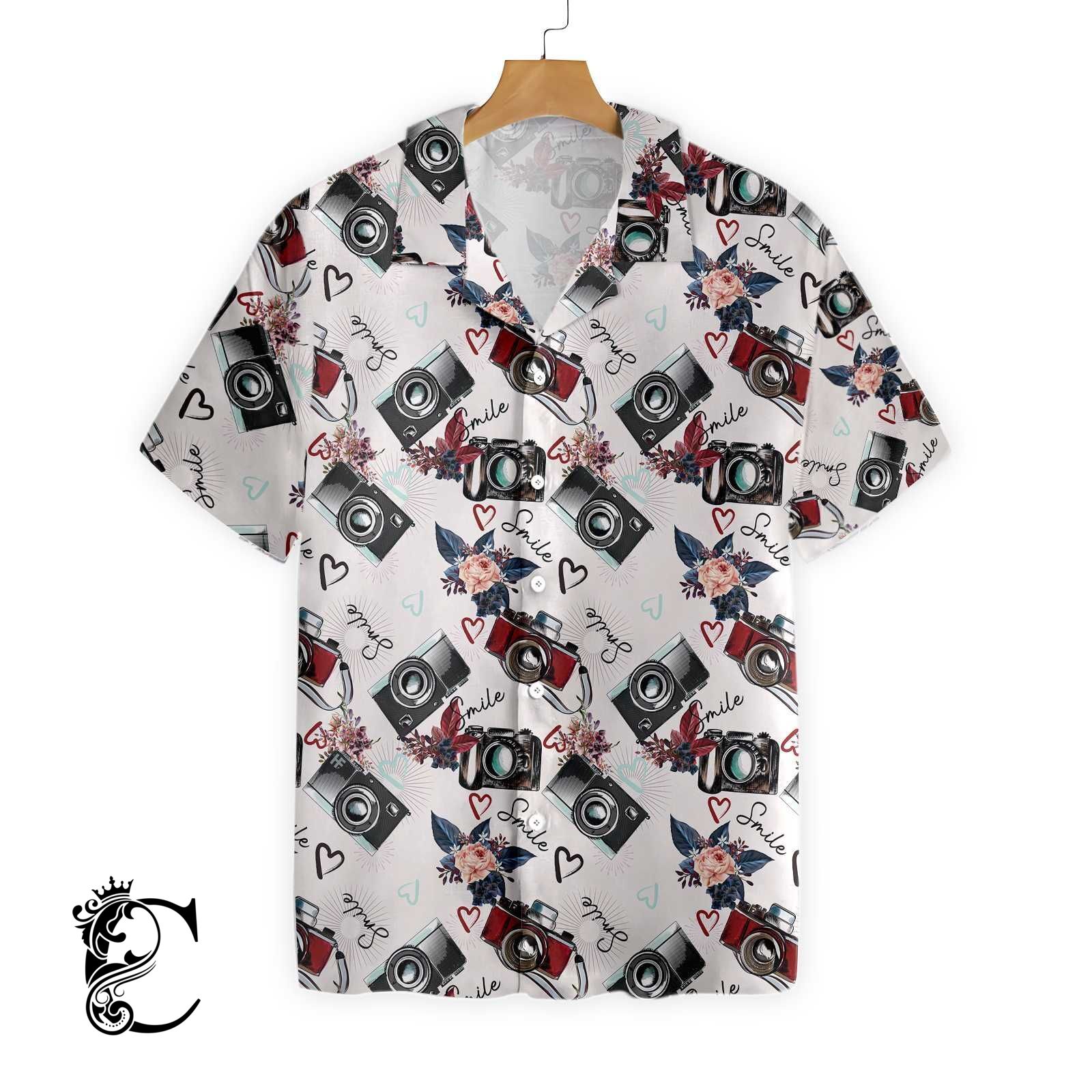 Vintage Camera Pattern Ez33 0603 Hawaiian Shirt