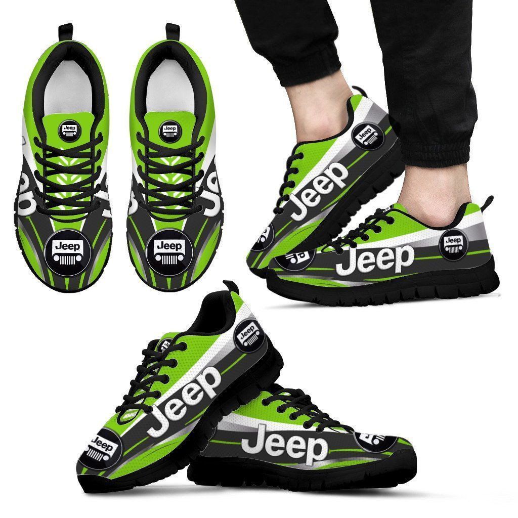 3D Printed Jeep Sneakers Ver 1 For Men & Women (Green)