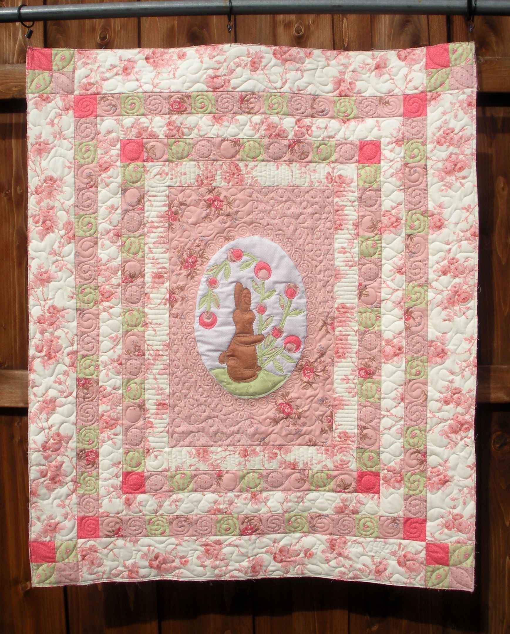 Little Brown Bunny Quilt Cucig