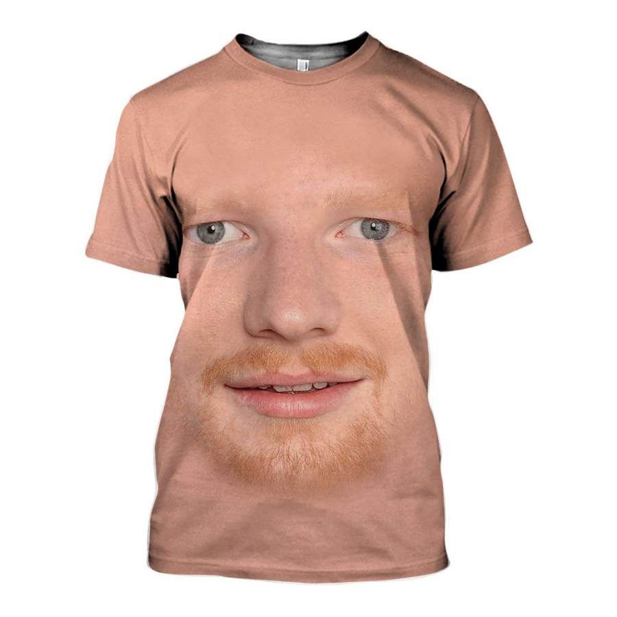 3D All Over Printed Ed Sheeran Shirts and Shorts