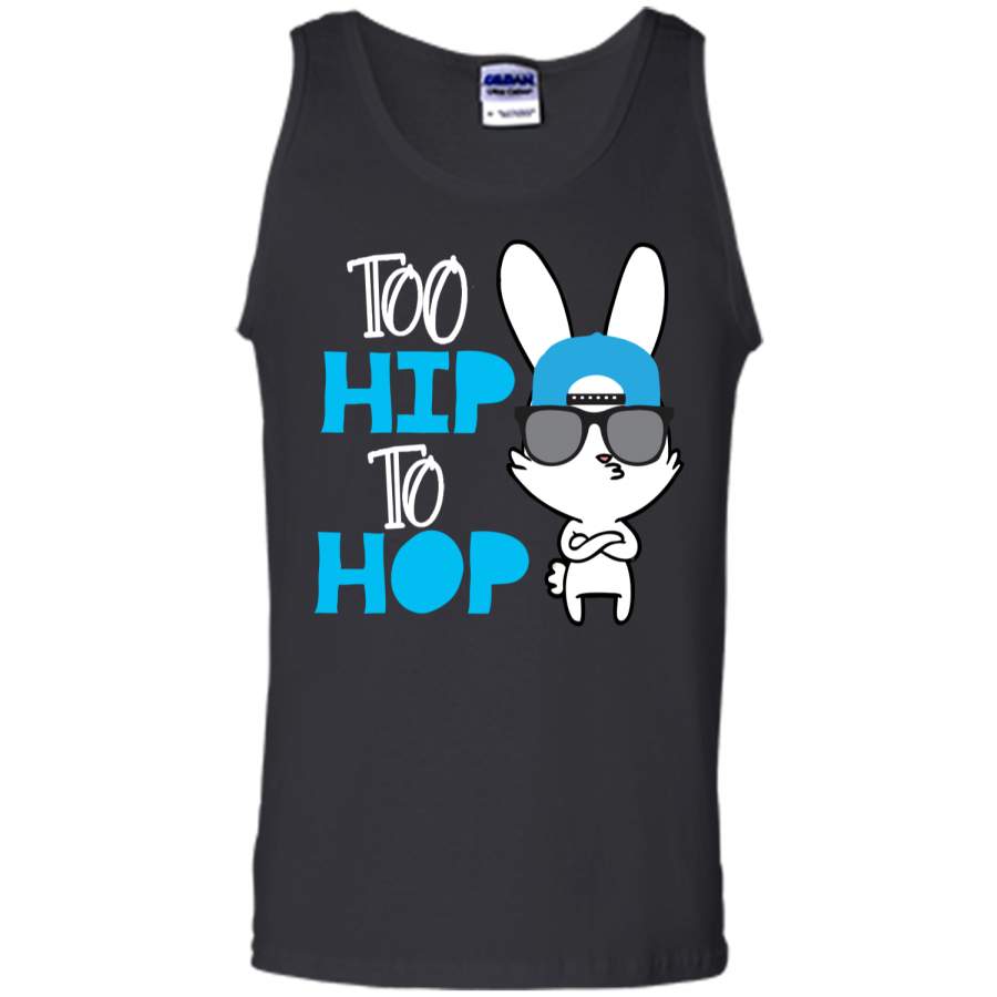 Cute Bunny Too Hip To Hop Easter Day for Boys Girls Tshirt Tank Top