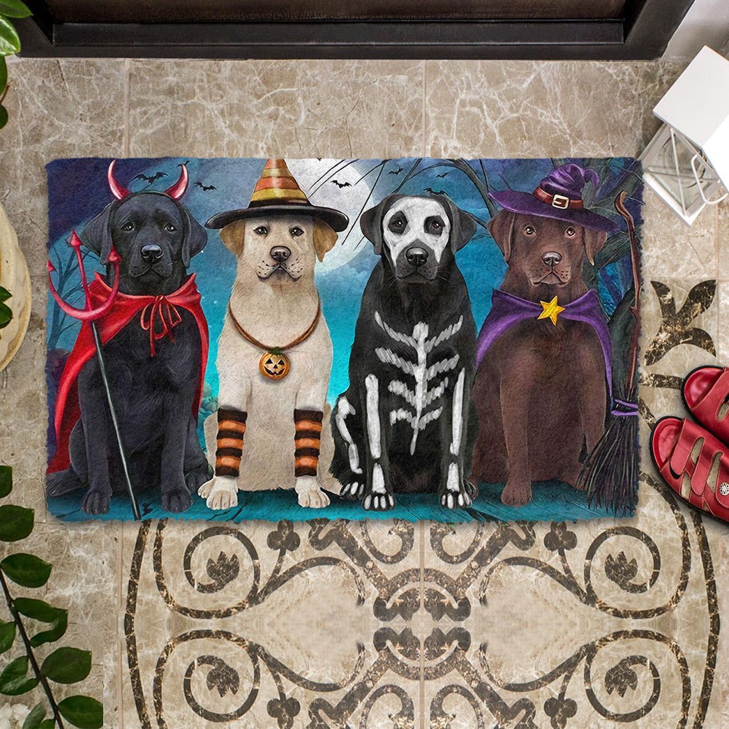 Tmarc Tee Labrador Retriever Halloween Doormat