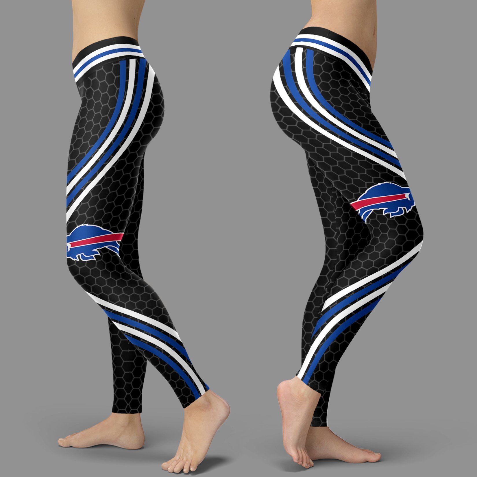 Black Curve Buffalo Bills Leggings