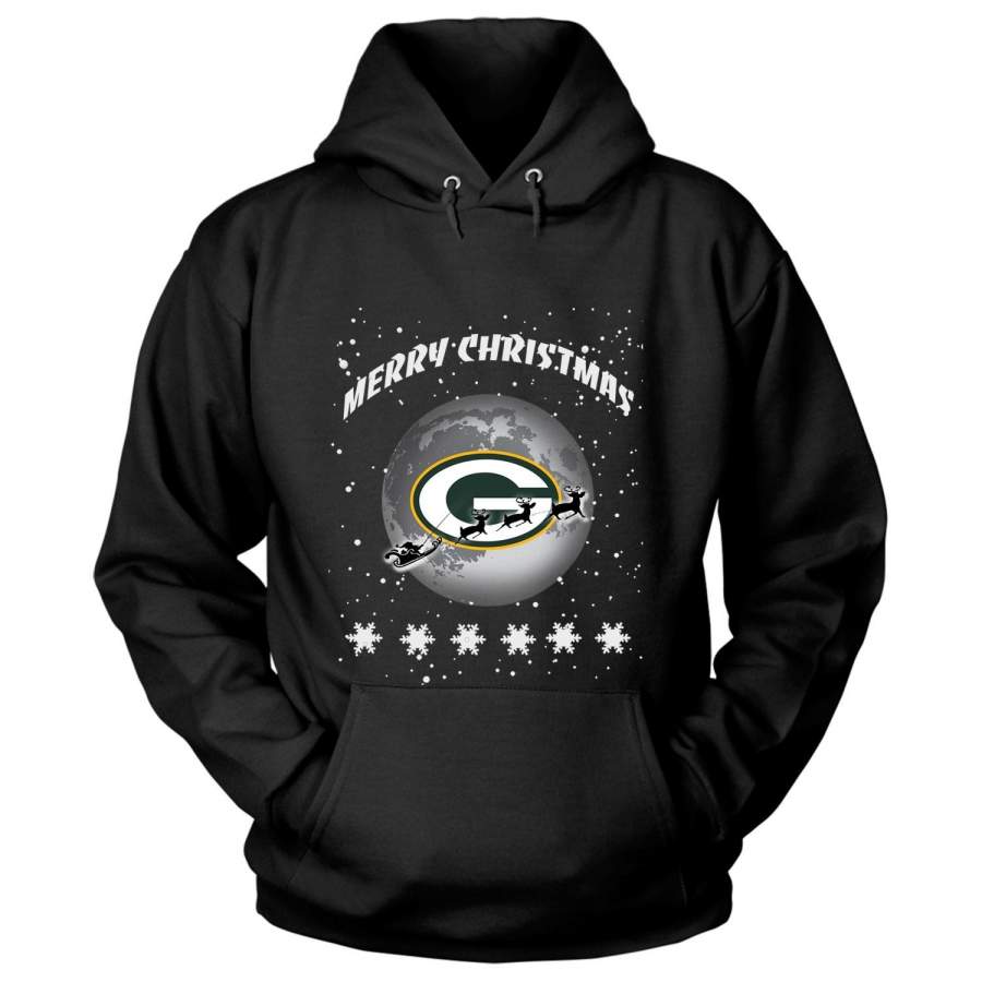 Merry Christmas T Shirt, Green Bay Packers T Shirt – Hoodie