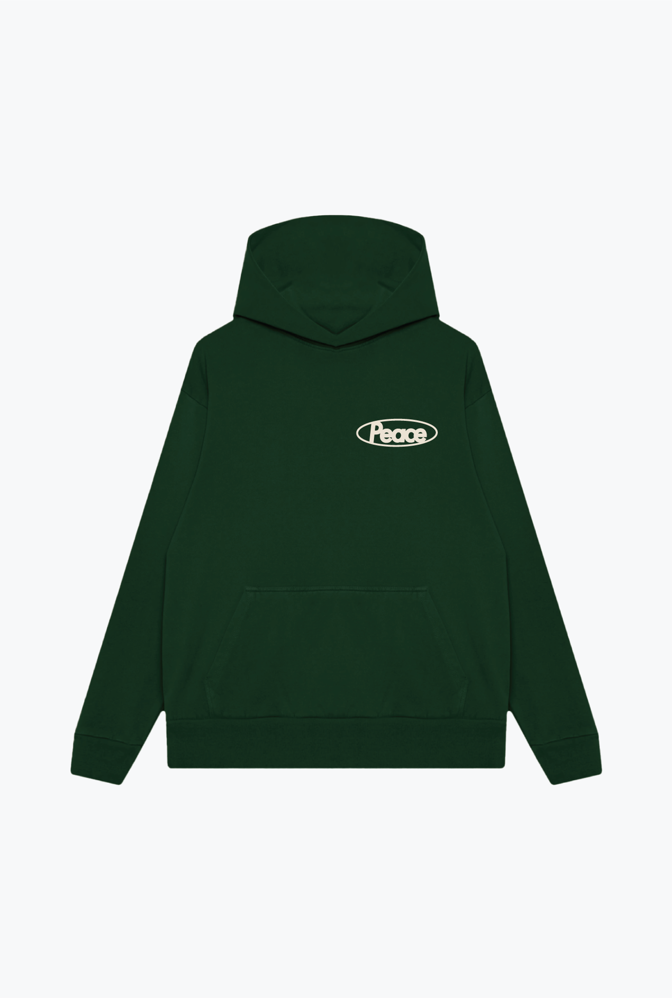 Stay Close To People Who Feel Like Home Heavyweight Hoodie – Forest Green