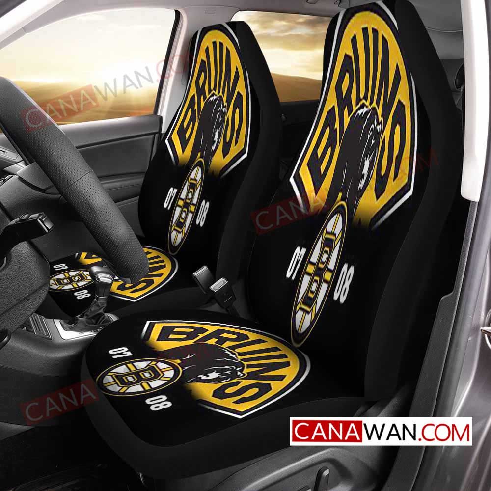 Boston Bruins Style071 3D Customized Personalized Car Seat Cover