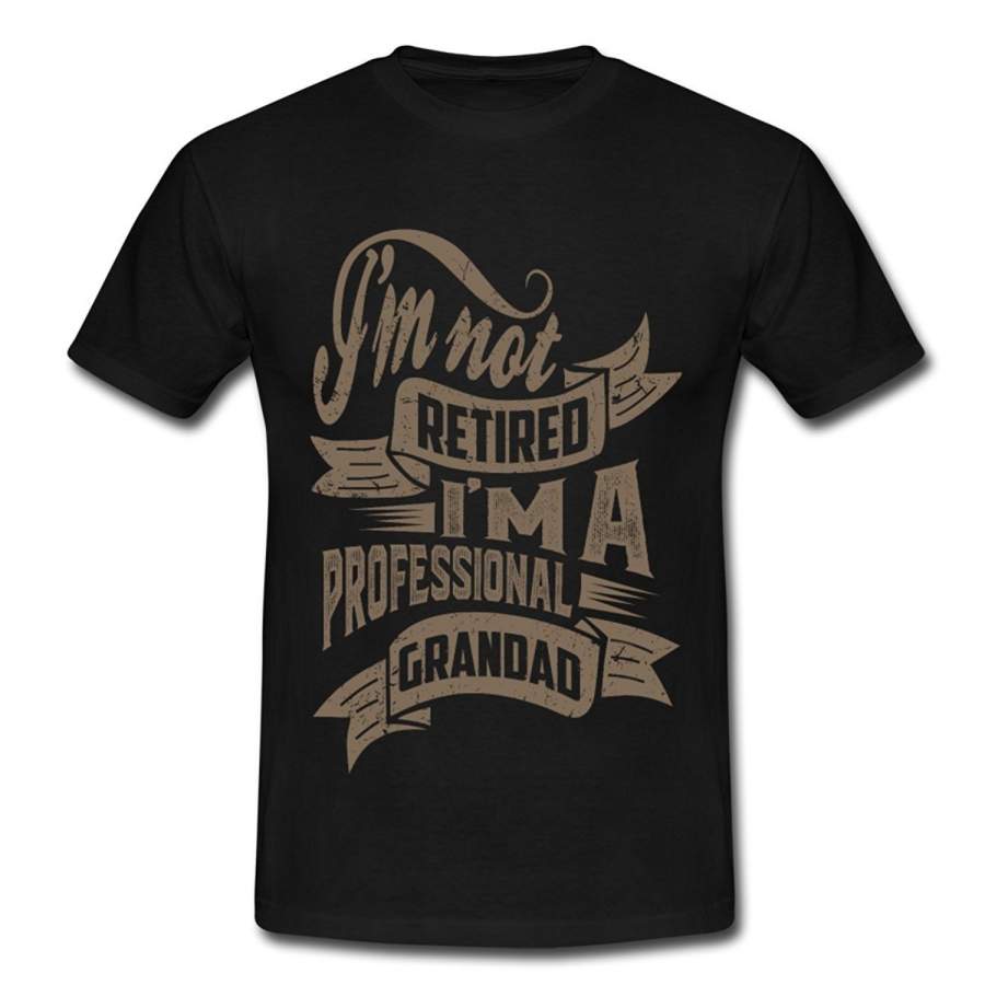 Professional Grandad Retirement Humour Men’S T-Shirt Printed T Shirts