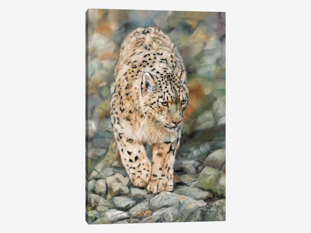 Snow Leopard II Canvas Poster 8″x12″ 12×18″ 18″x26″ 24″x36″ 30″x45″