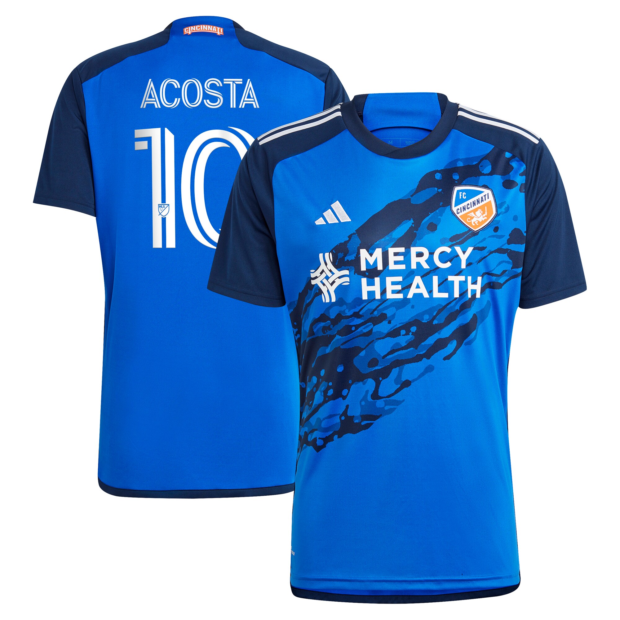 Luciano Acosta FC Cincinnati 2024 River Kit Replica Player Jersey – Blue