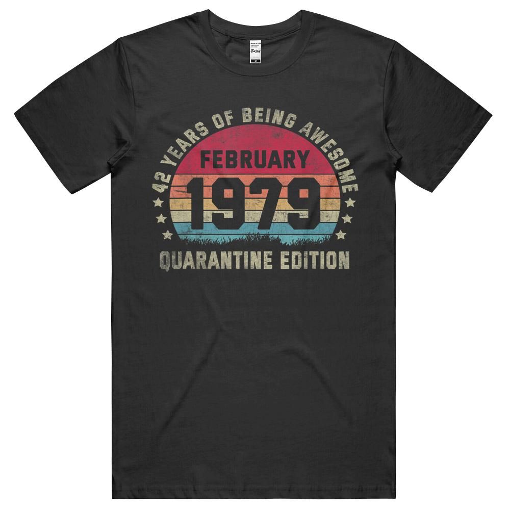 42nd Quarantine Edition February 1979 Vintage Birthday Gift Unisex Shirt