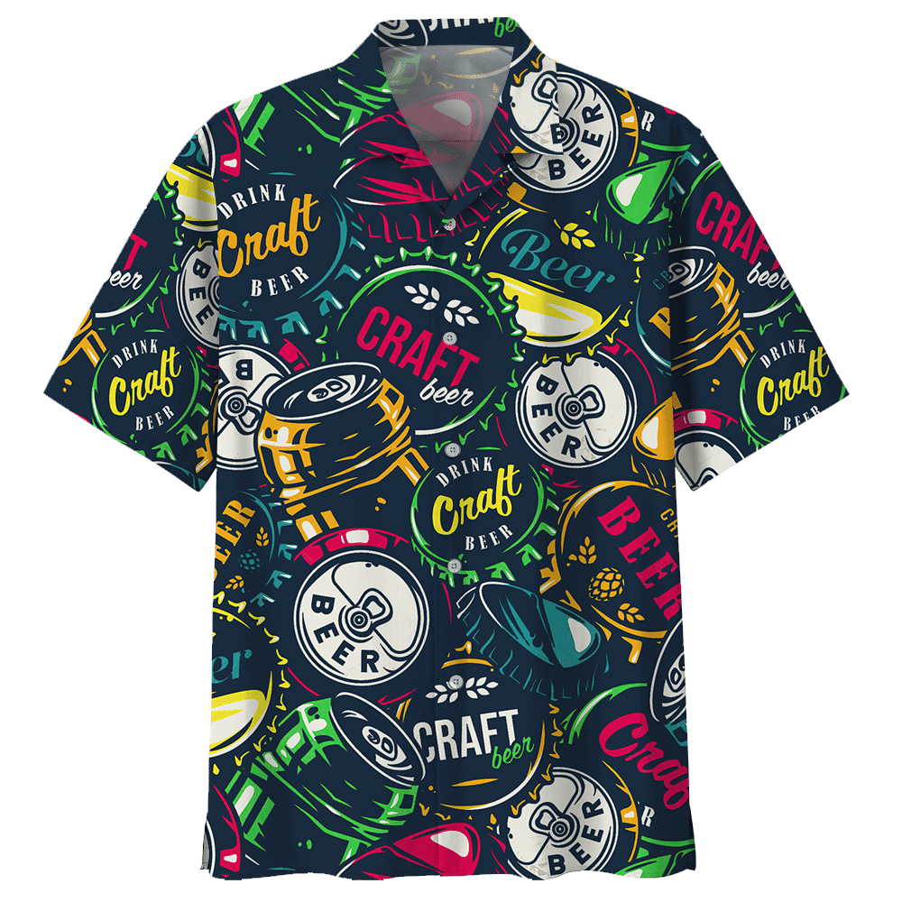 Hwfl 019 Beer Hawaii Shirt Ha102001