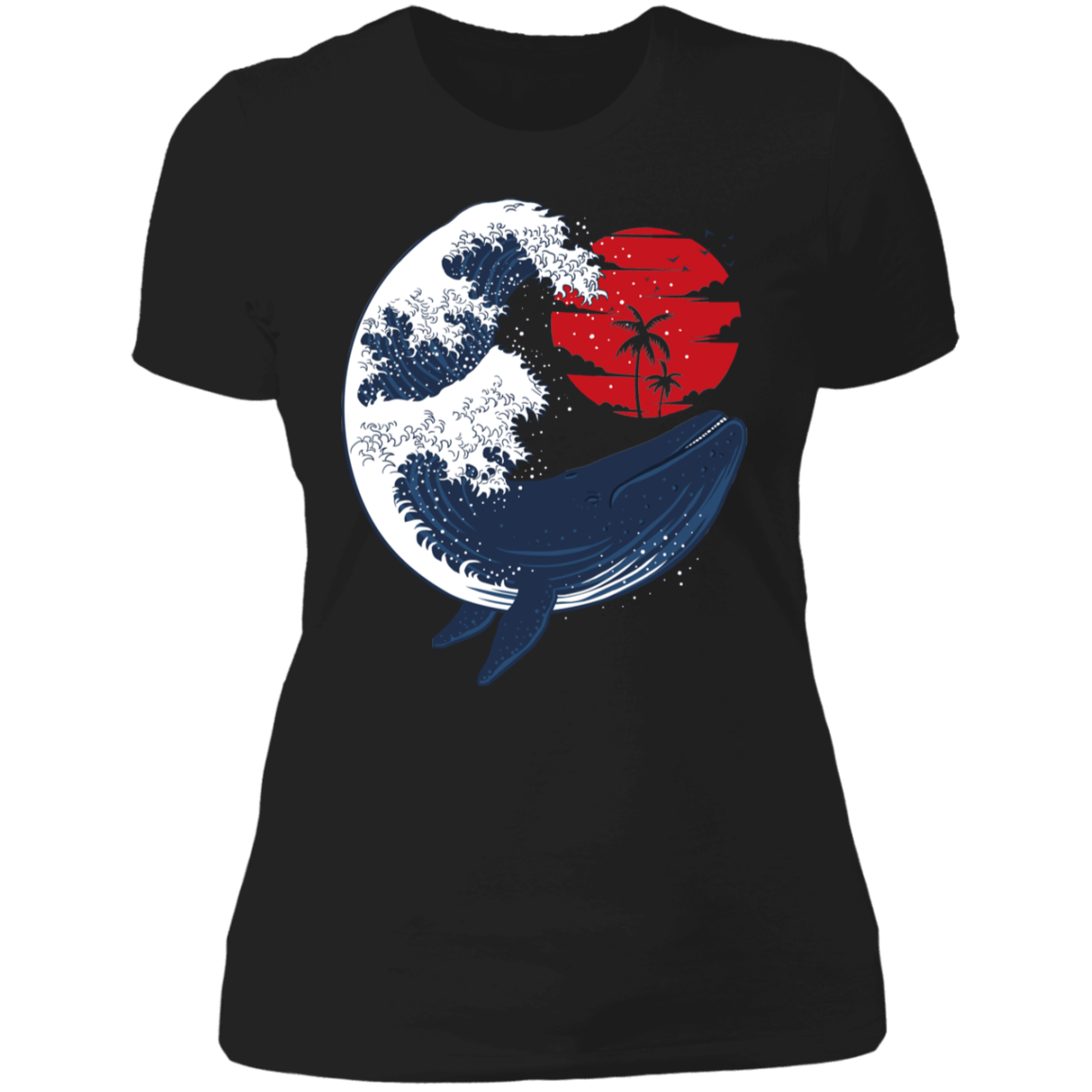 Whale Wave Women’S Premium T-Shirt