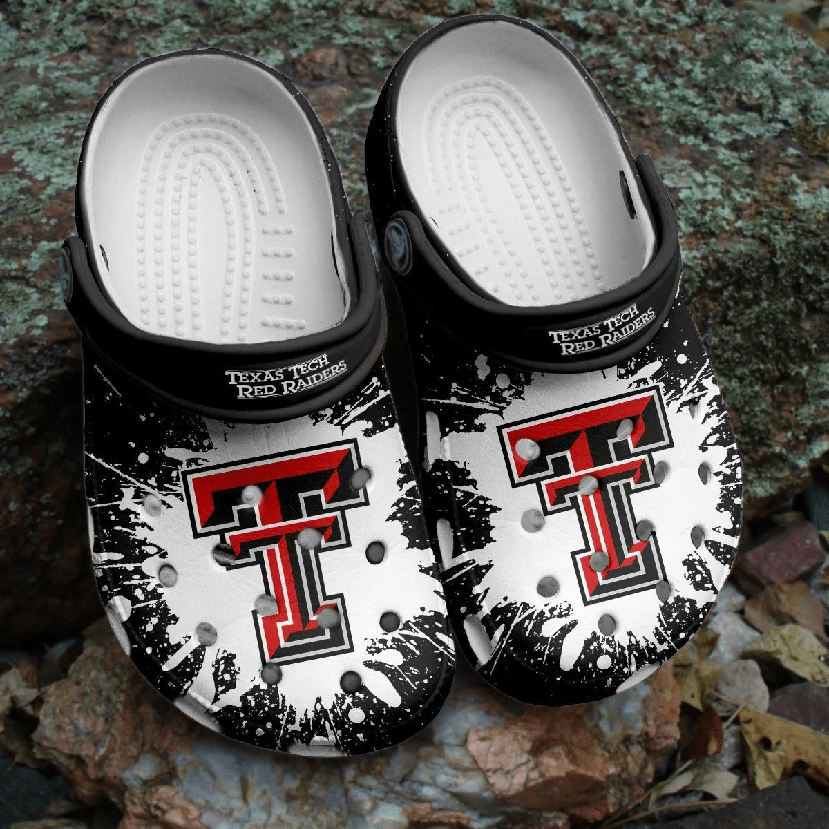 Texas Tech Red Raiders NCAA Crocss Shoes Clogs Comfortable Crocband For Men Women