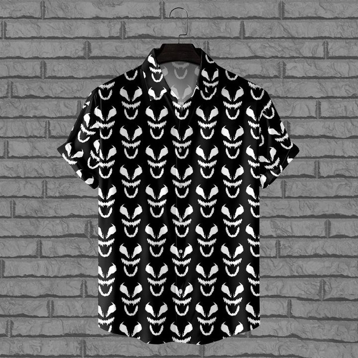 Amazing Classic Venom For Man And Woman Print Short Sleeve Hawaii Shirt Ha58280