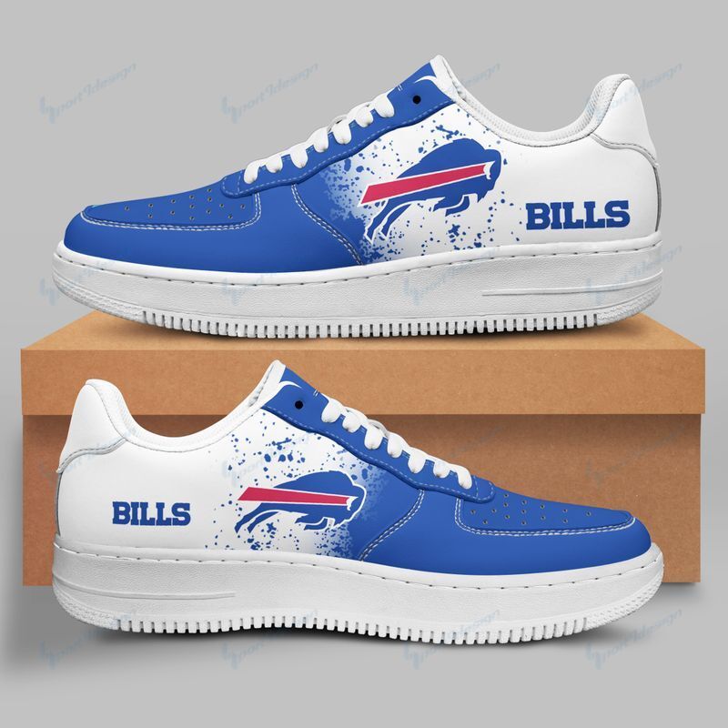 Buffalo Bills Limited Edition White Sole Air Force 1 Sneakers NEW011613