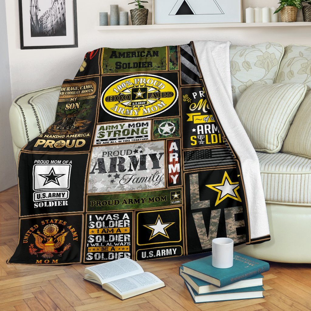 Us Army 3D All Over Printed Blanket