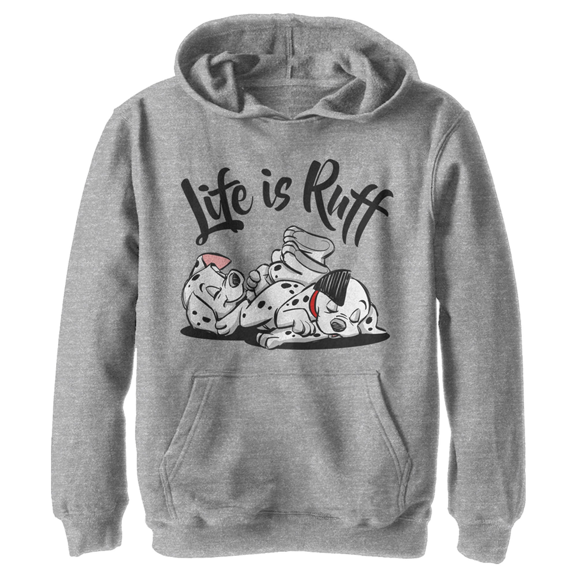 Boy’S One Hundred And One Dalmatians Life Is Ruff Pull Over Hoodie