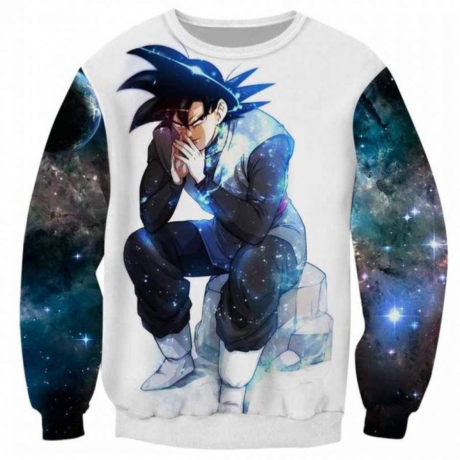 Cloudstyle Dragon Ball Super 3d Anime Sweatshirt Men Goku Ultra Instinct 3d Print Pullover Top 9835