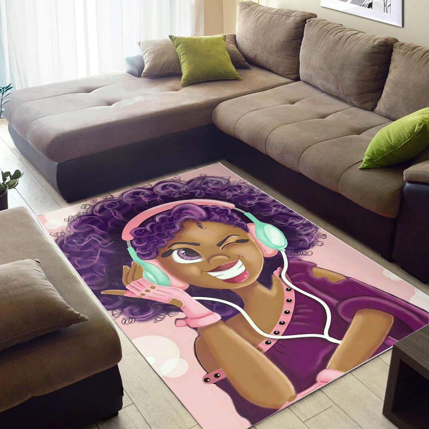 African American Area Rugs Beautiful Melanin Beauty Girl African American Carpet Afrocentric Decorating Ideas WBG00583