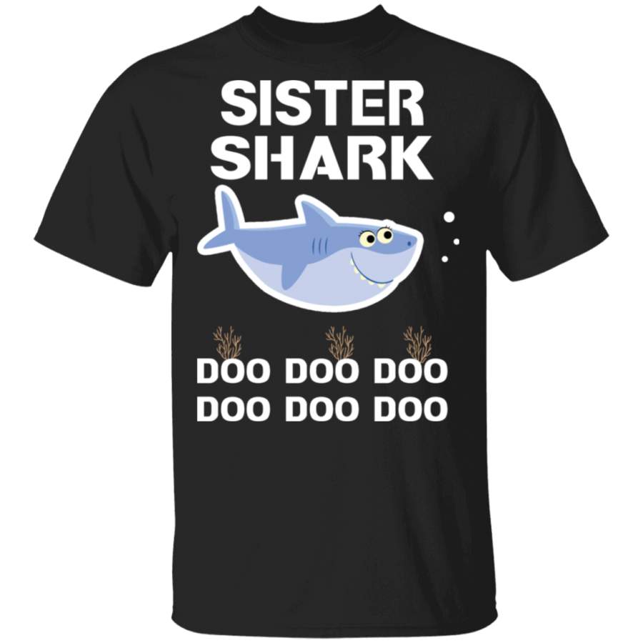 Sister Shark Doo Doo Doo Family Shark Shirt