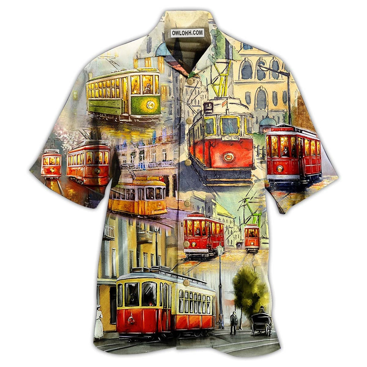 Train Love City – Hawaiian Shirt  – Owl Ohh