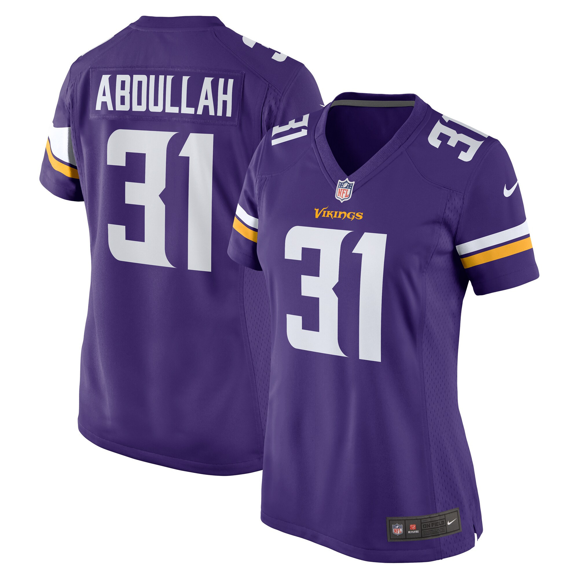 Ameer Abdullah Minnesota Vikings Womens Game Jersey – Purple NFL