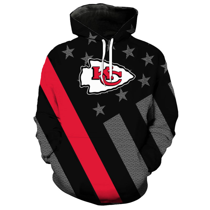 Kansas City Chiefs Black Hoodie