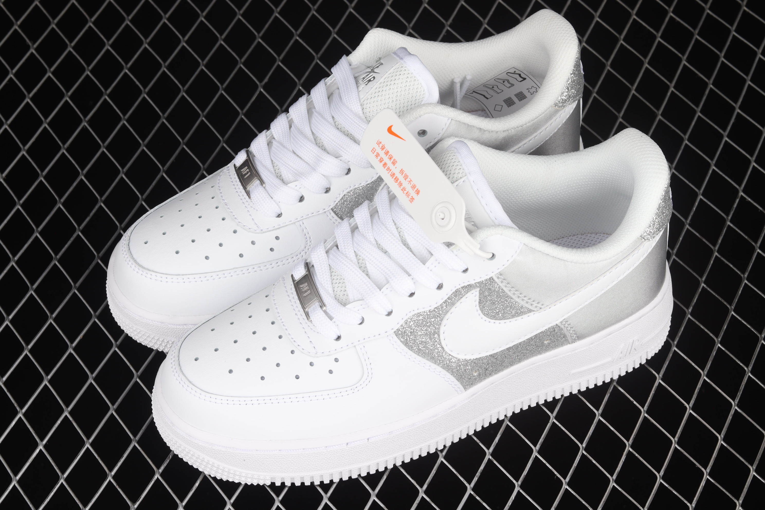 Nike Air Force 1 Low ‘White Metallic Silver’ Shoes Sneakers SNK999355129