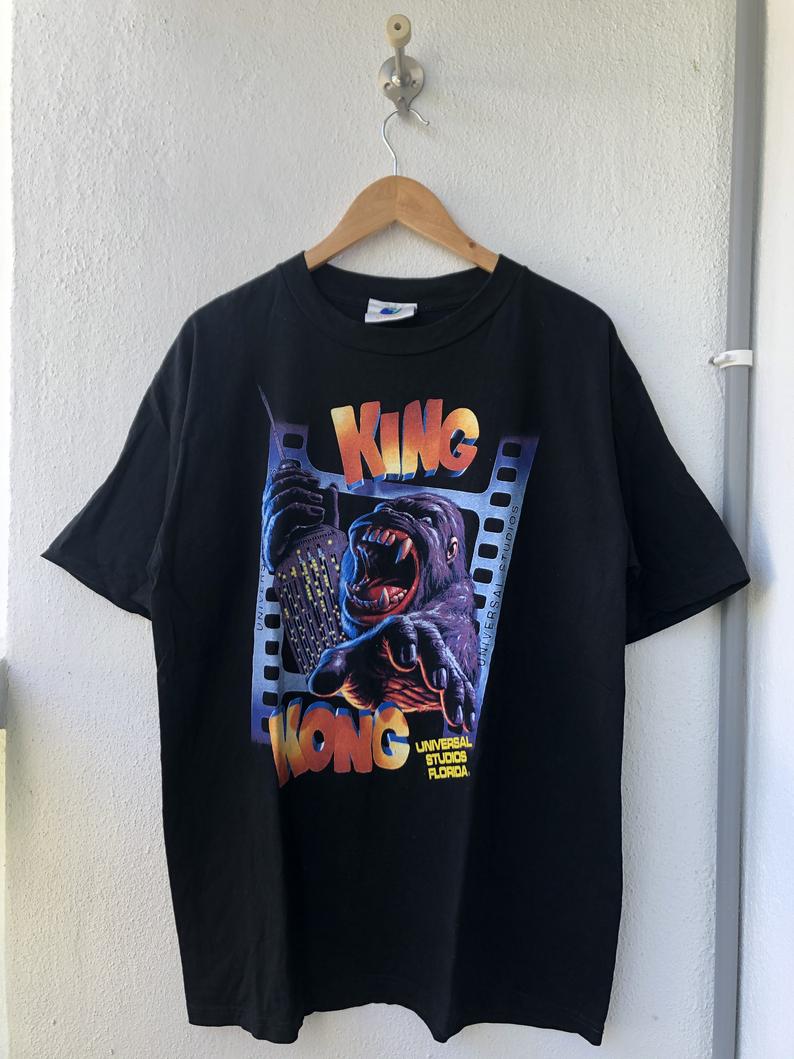 Vintage Original 90’s King Kong Epic Monster Adventure Film by Universal Studio T-Shirt