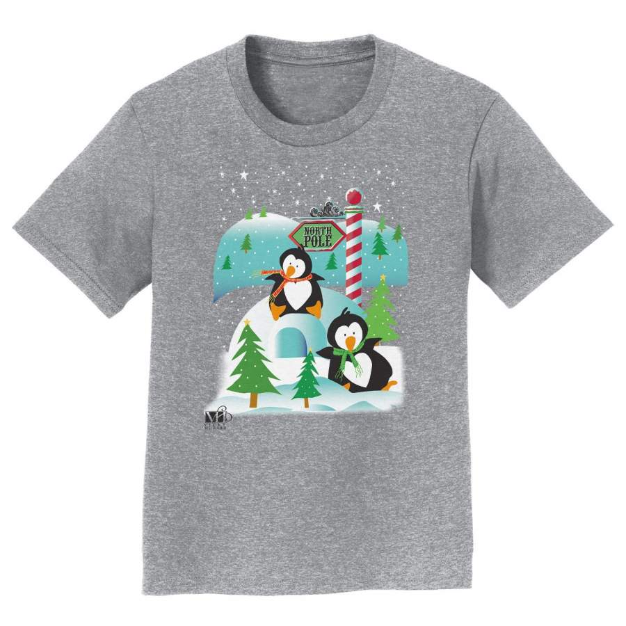 North Pole Penguins – Kids’ Unisex T-Shirt