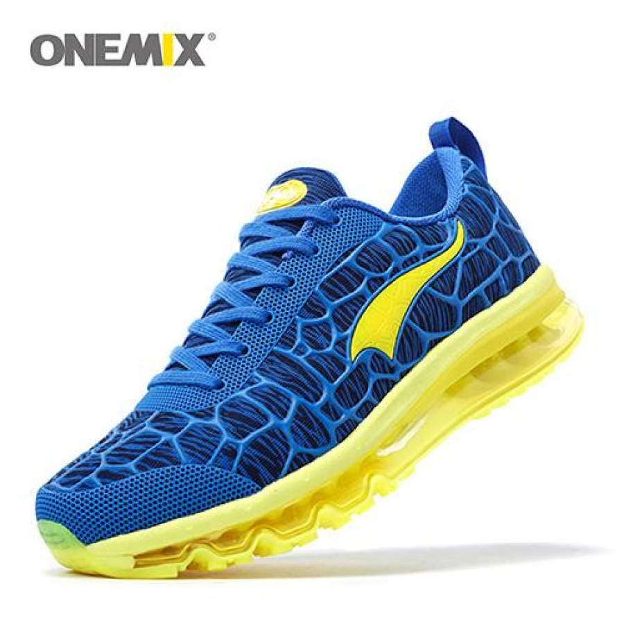 Onemix Damping Mens Running Shoes Breathable Outdoor Walking Sport Shoes New Mens Athletic Sport Sneakers size 39-46