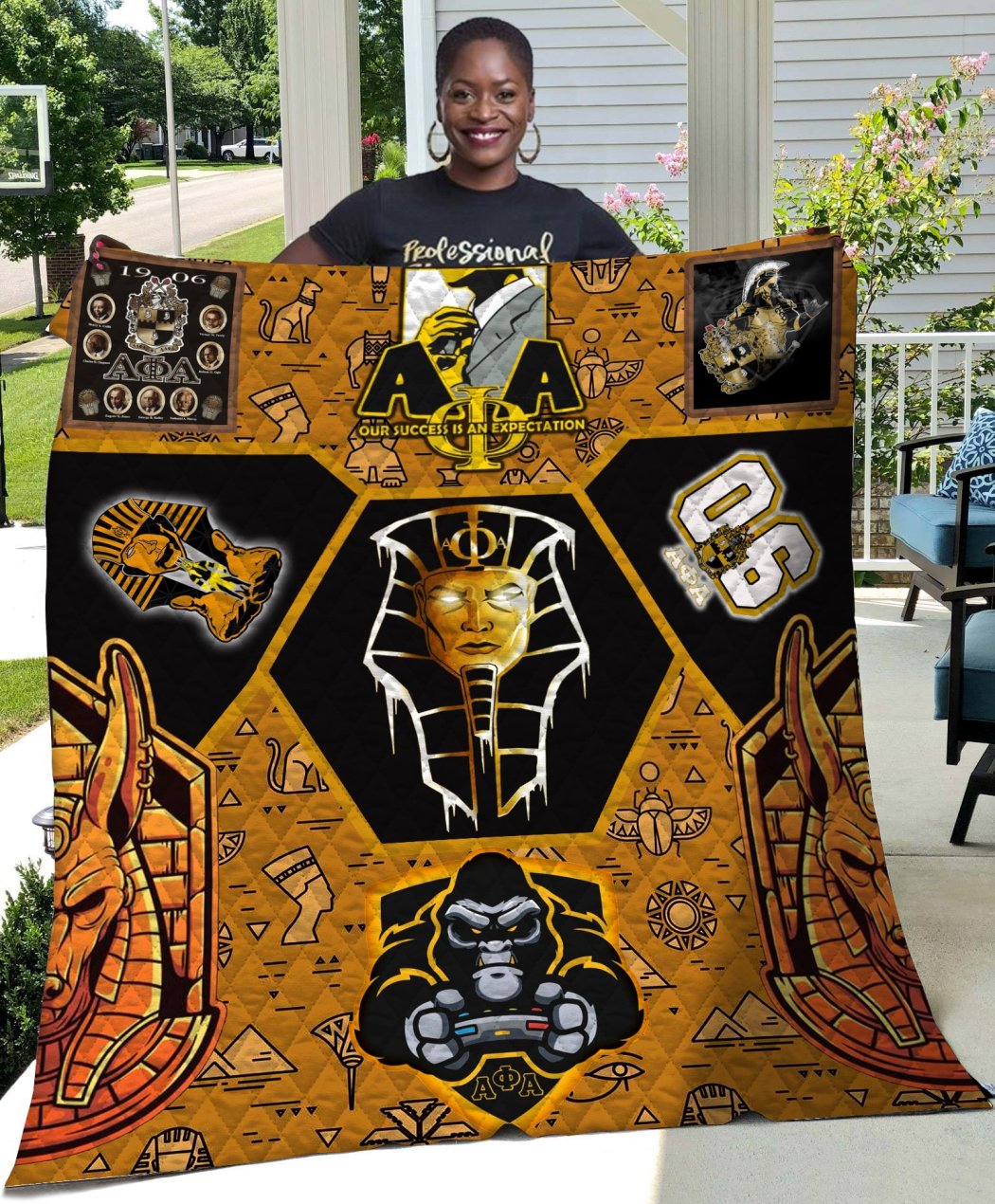 Omega Psi Phi Our Success Is An Expectation Blanket All Over Printed