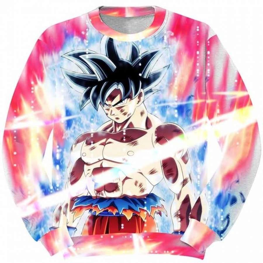 Cloudstyle Dragon Ball Super 3d Anime Sweatshirt Men Goku Ultra Instinct 3d Print Pullover Top 7867