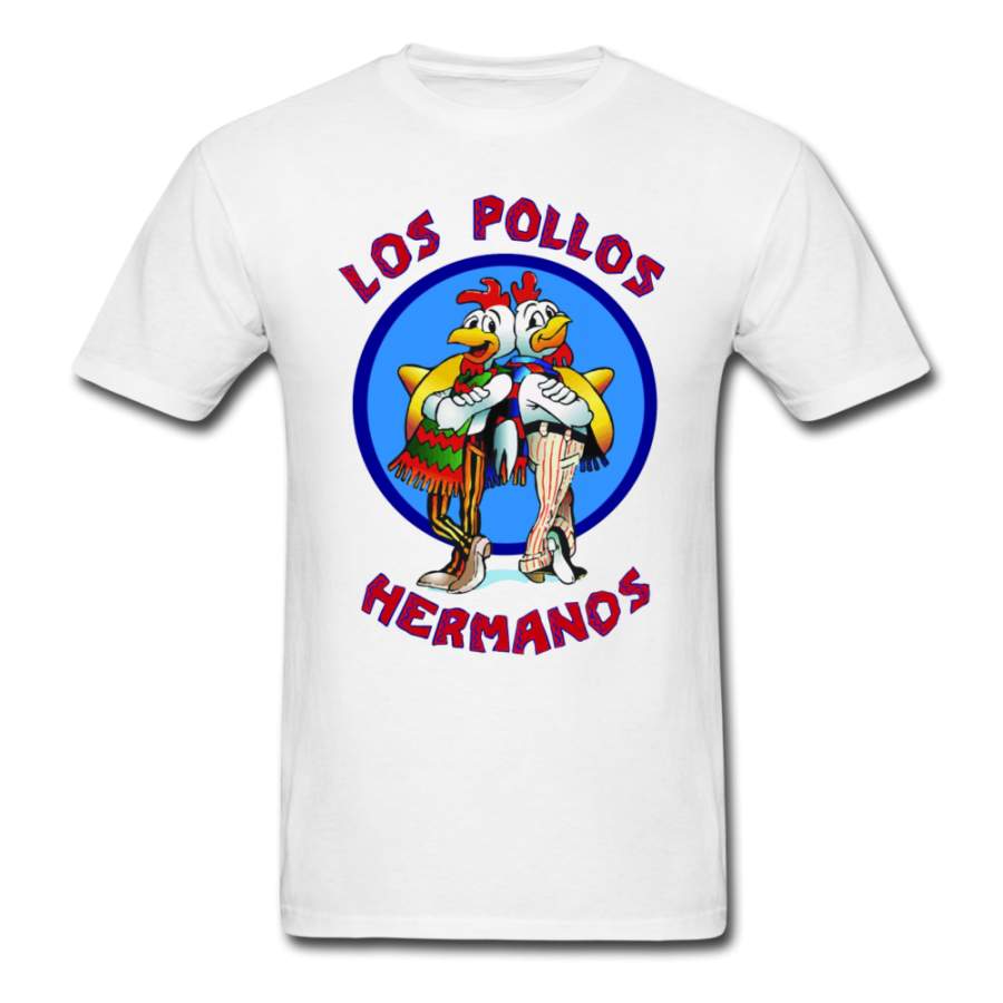 Breaking Bad Men T-shirts Funny Los Pollos Hermanos Tee Shirt Short Sleeve Tops