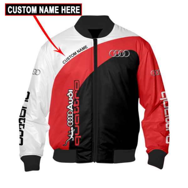 Custom Name Bomber Jacket Audi, Ram 3D Spring Autumn, Mens Casual Jacket Sh27