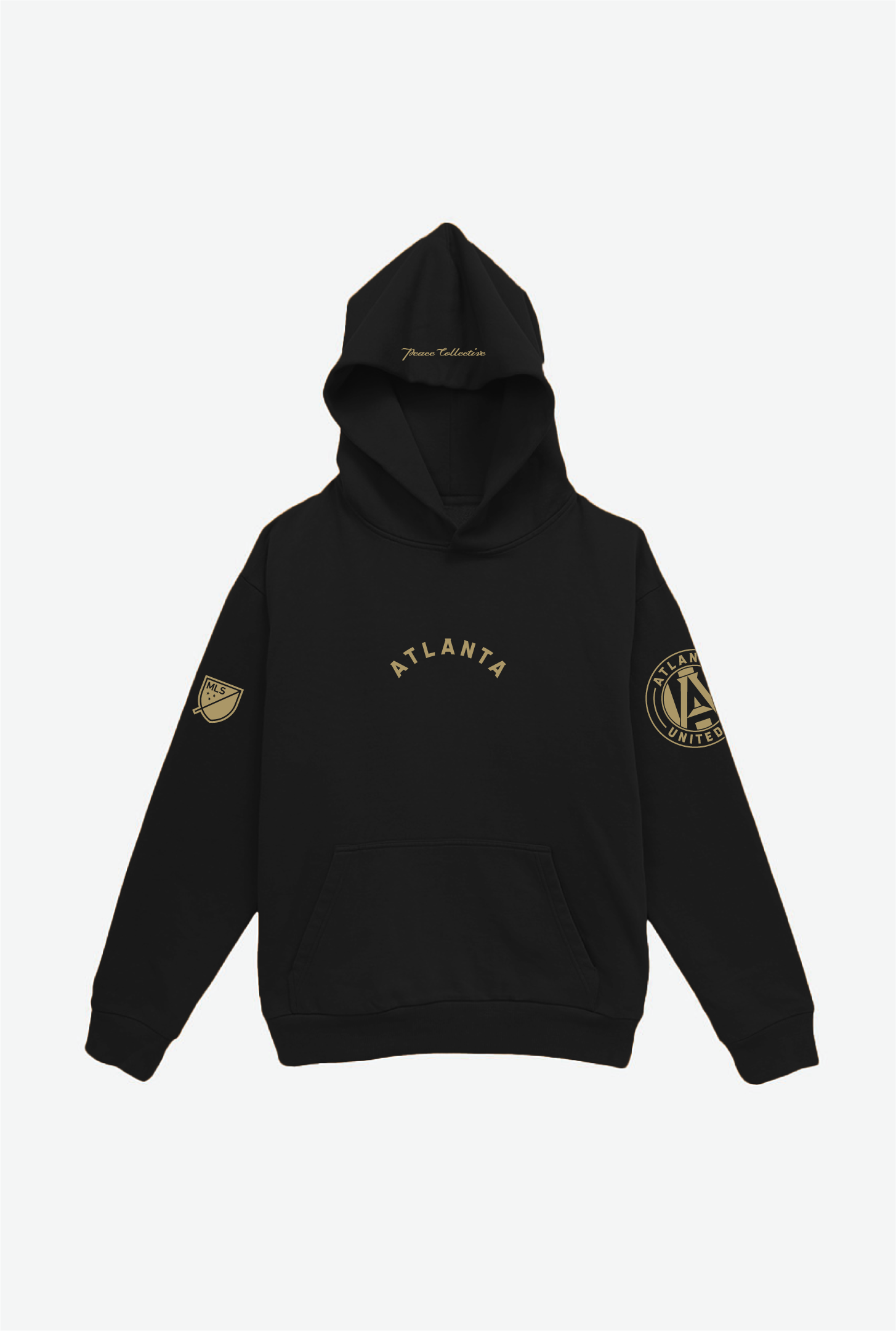 Atlanta United Fc Heavyweight Hoodie – Black