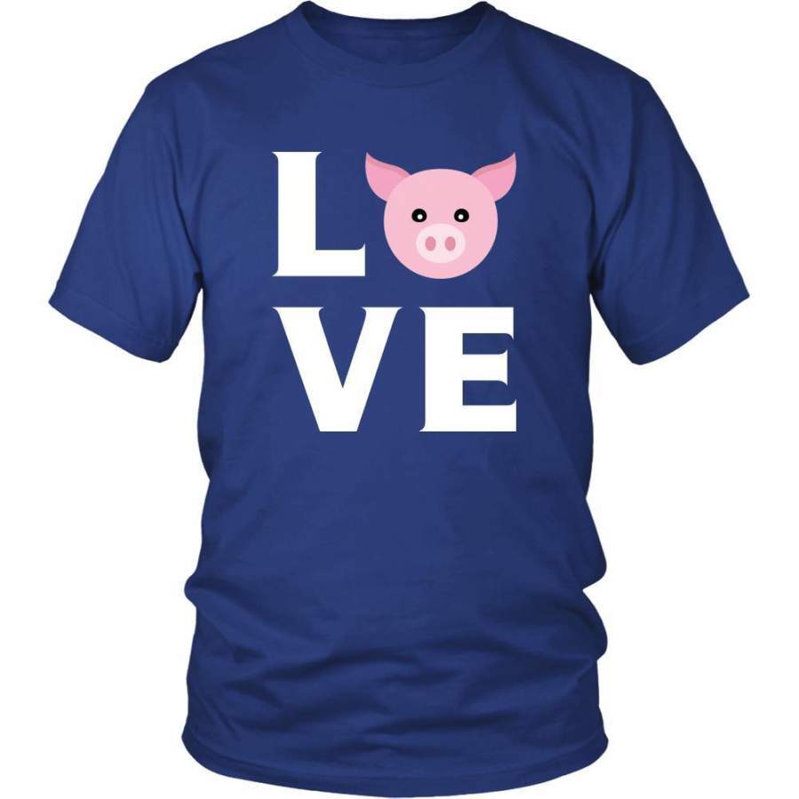 Pig – LOVE Pig  – Animal Owner Shirt