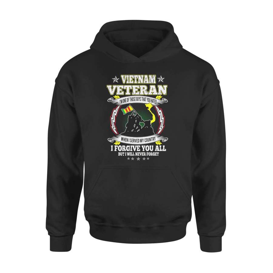 Veterans – I never forget – Premium Hoodie