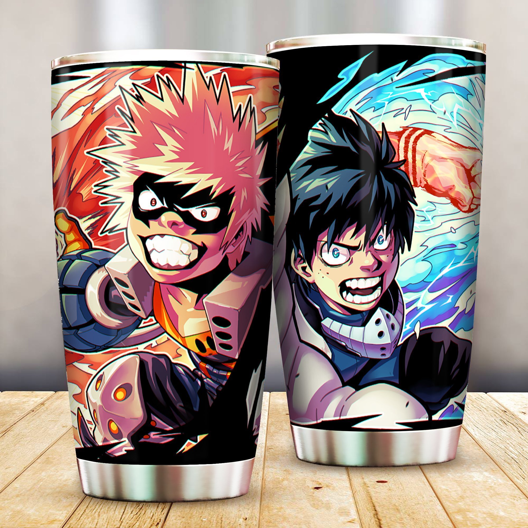 Bakugo And Deku All Over Print Tumbler