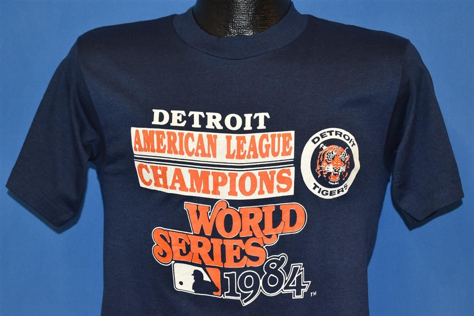 80S Detroit Tigers World Series 1984 T-Shirt