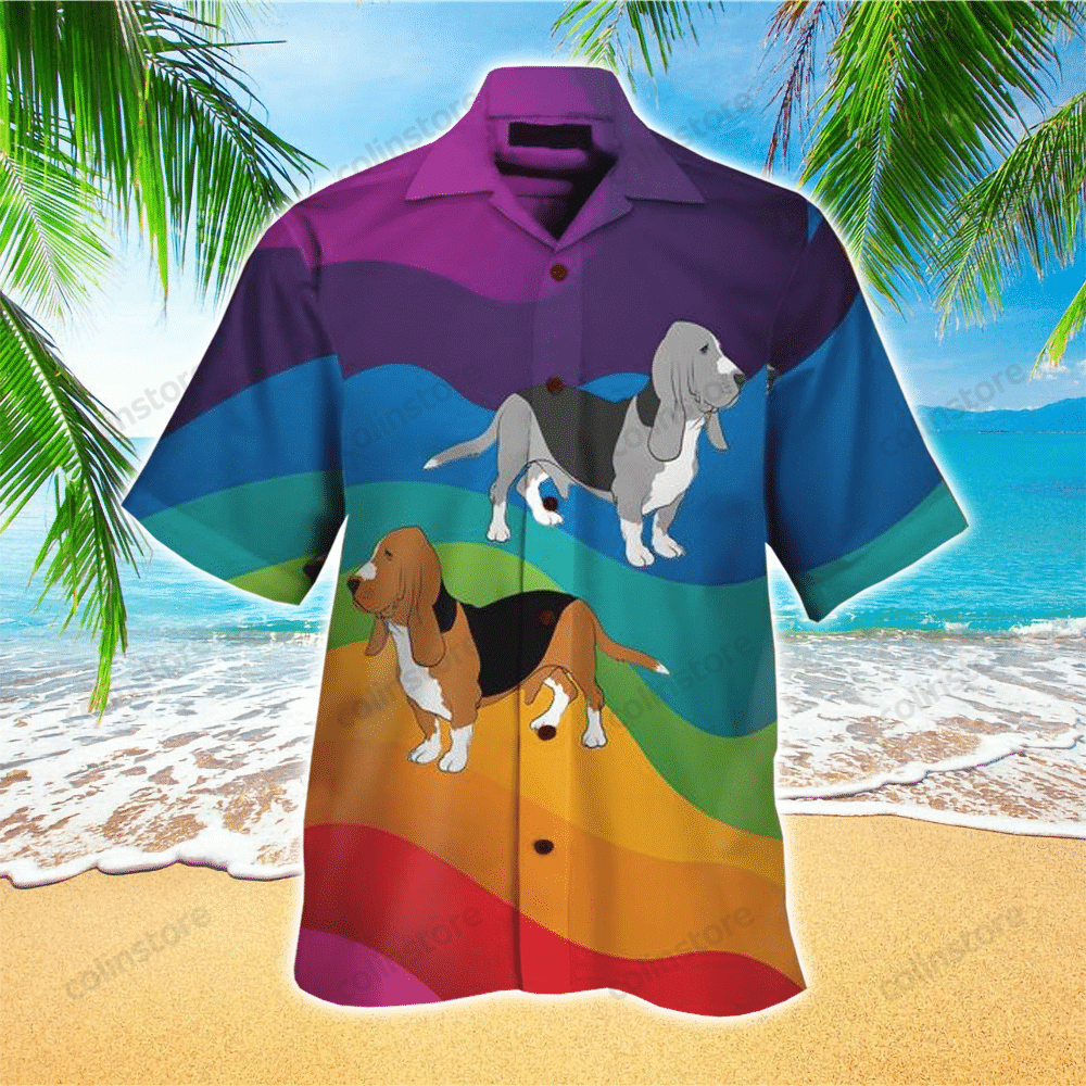 Basset Hound Hawaii Shirt For Dog Lover Aloha Ha107942