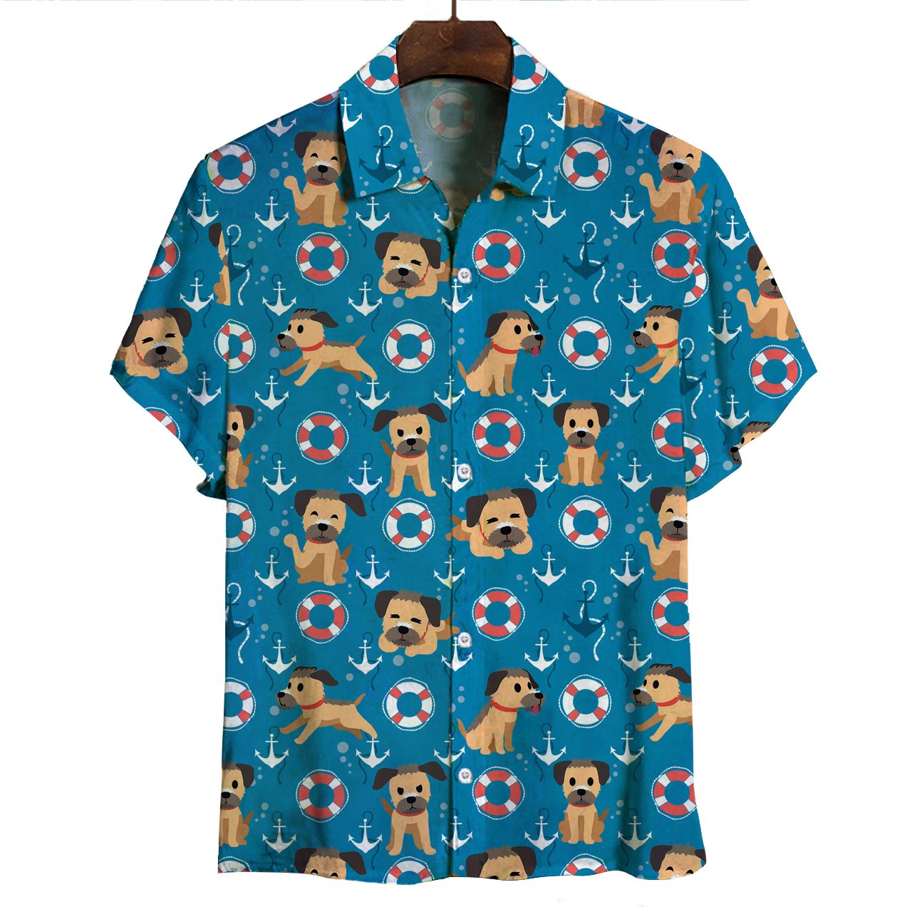 Border Terrier Hawaii Shirt Ha76359