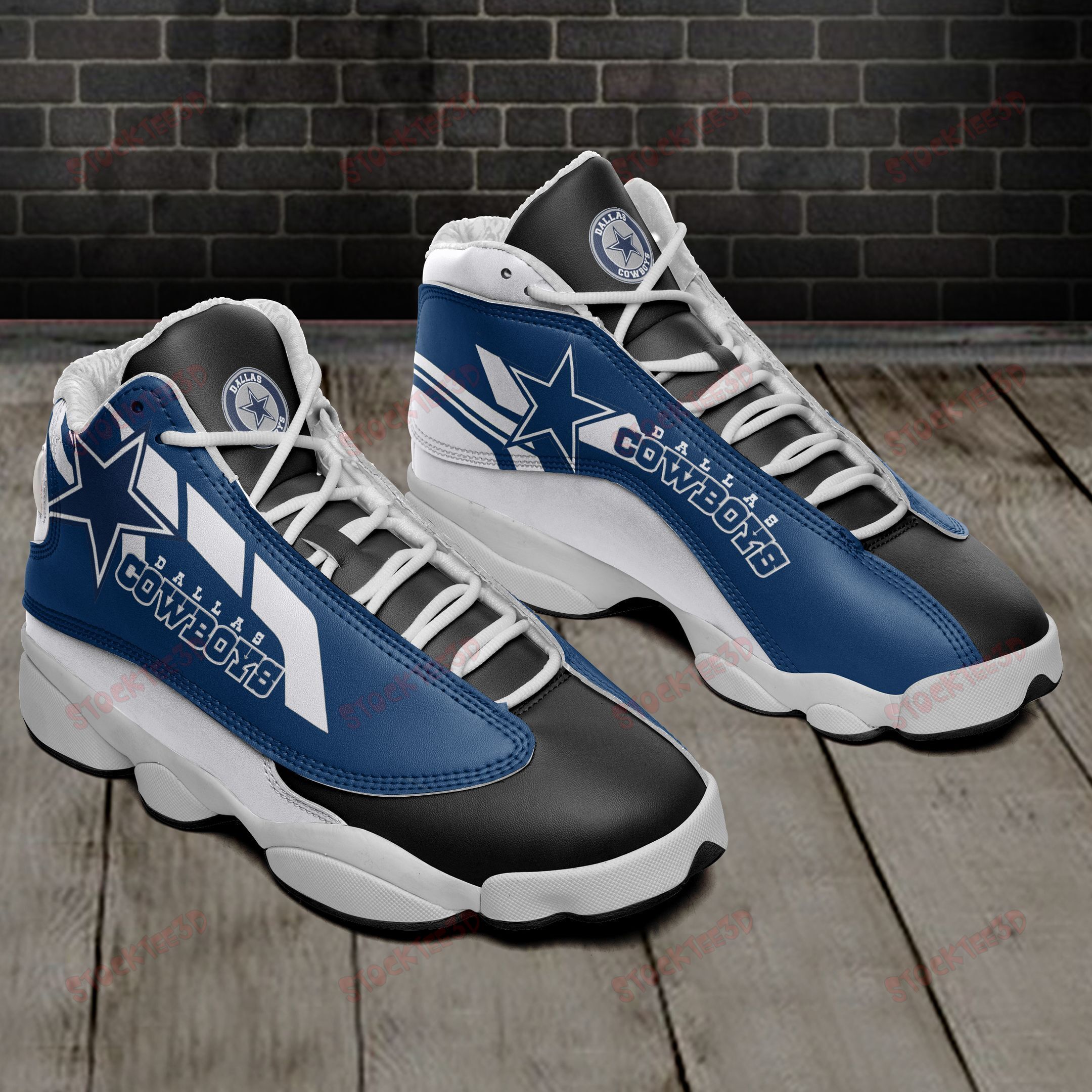 Dallas Cowboys Air Jd13 Sneakers 580