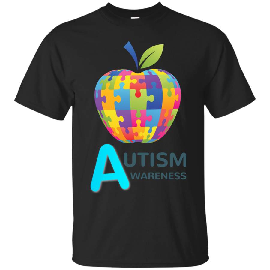 AGR Autism Awareness T Shirt; Apple Autism Awareness Shirt