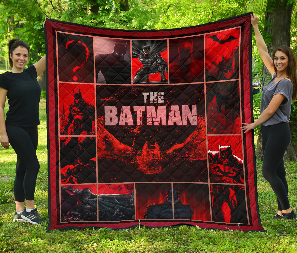 The Bat Man Premium Quilt Blanket Movie Home Decor Custom For Fans Nt022801