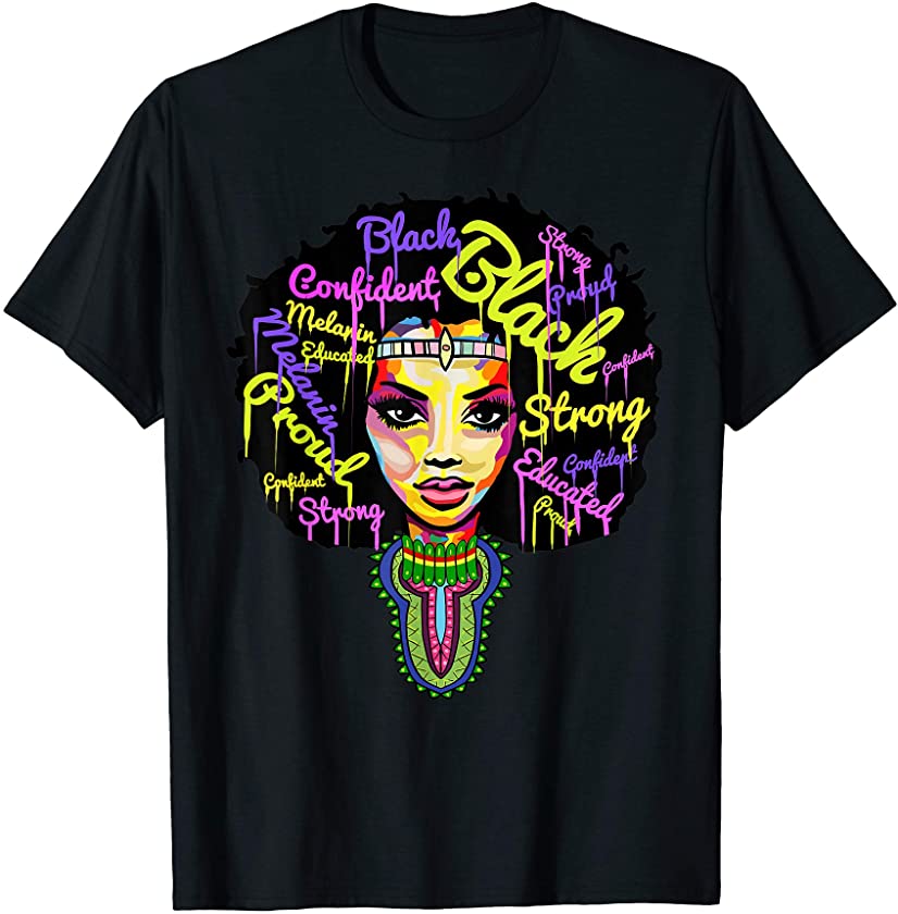 Strong African Queen Shirts for Women – Proud Black History T-Shirt